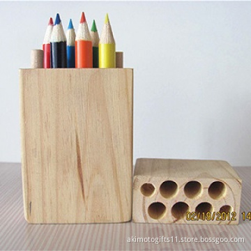 6 colors pencil rod 6 colors Pencil leads Wooden box Gifts to share Drawing special pencils Pen students Office pen Multicolor p